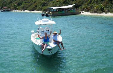 Snorkel, Sandbar, and Fish on a Cobia 28 Center Console with Captain Brad