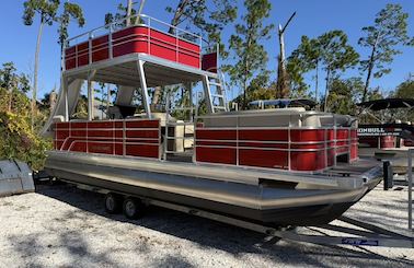 Double Deck with 2 Slides. The Chillaxin’ Cherry *Lake Travis Only*