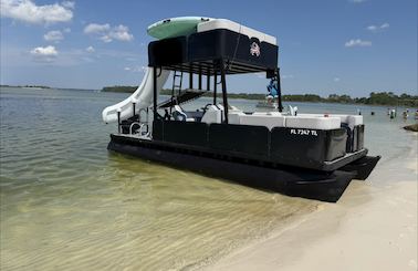 Crab Islands #1 Double Decker with Slide and Trampoline 