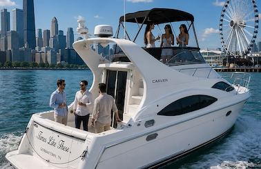 Navy Pier | Captain & Fuel Included | Carver Mariner 350 | Private Yacht Charter