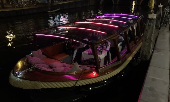 Private boat hire in Amsterdam with captain & bar!