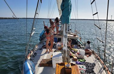 55ft Hudson sailboat in Marina del Rey. Your private group. Best Choice in L.A.
