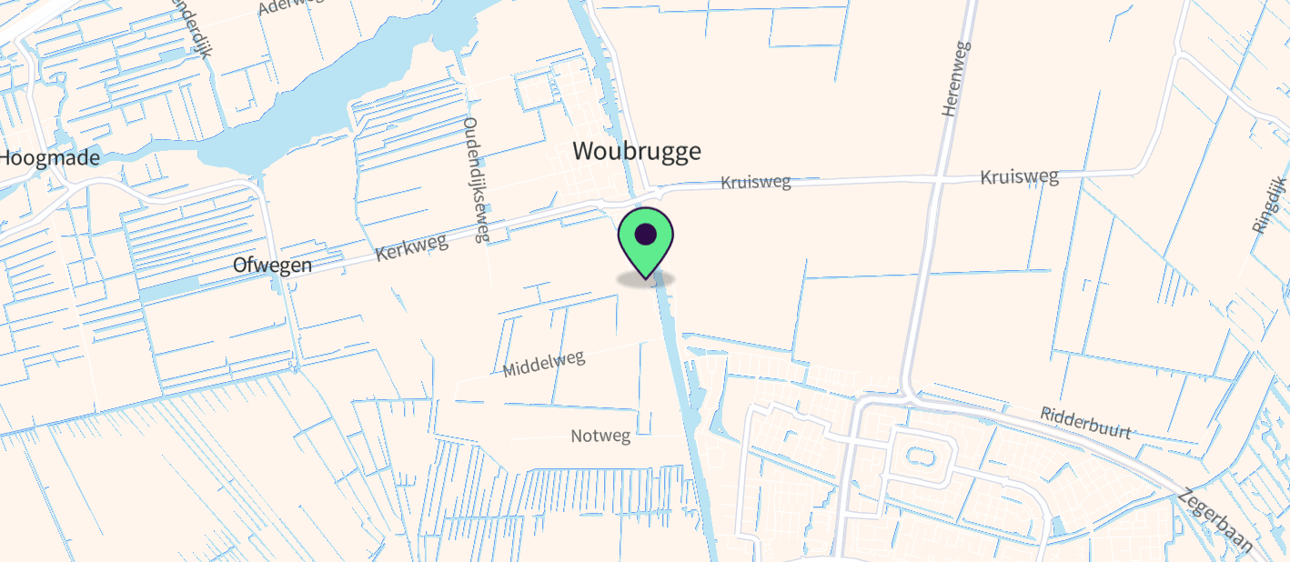 The boat's approximate location on a map