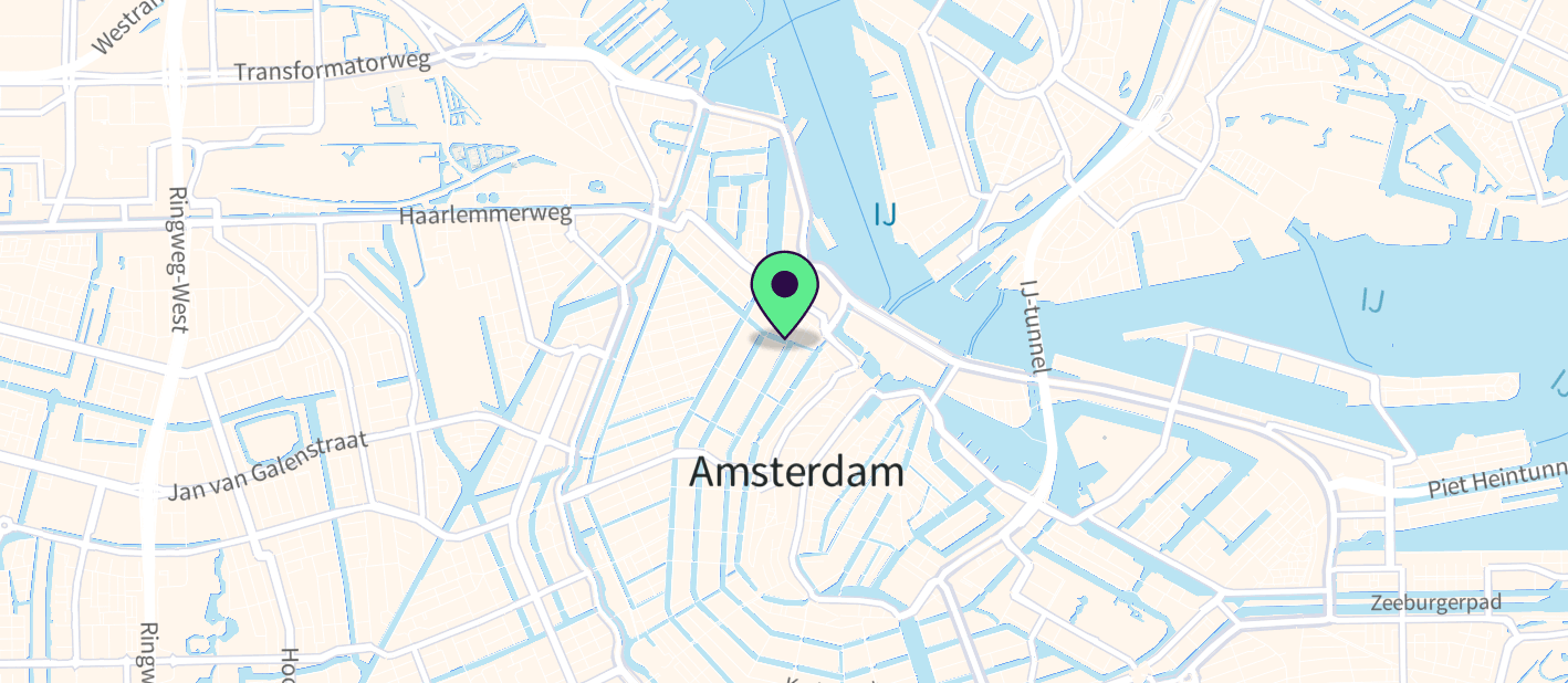The boat's approximate location on a map