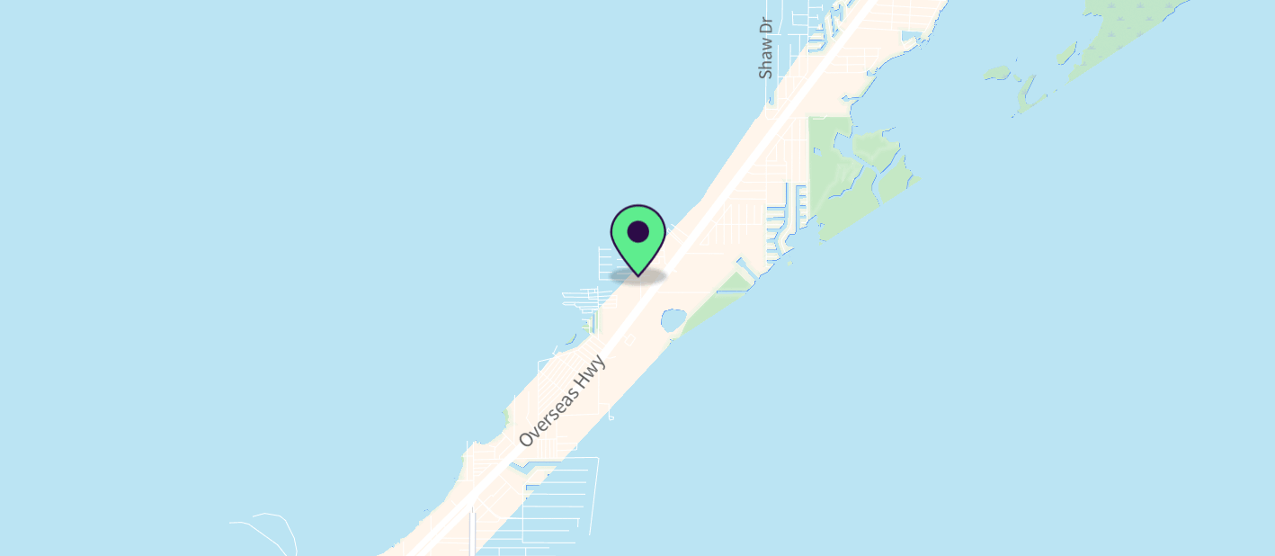 The boat's approximate location on a map