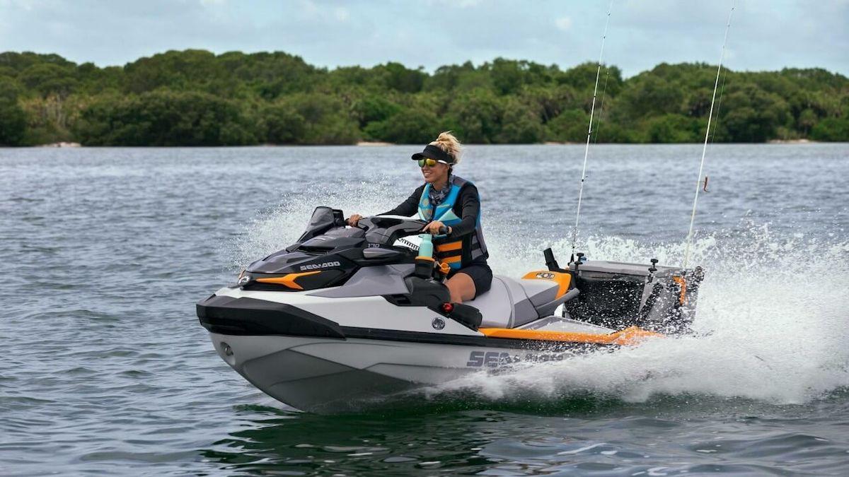 jetski fishing setup